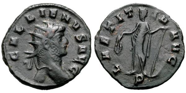 1 Antoninianus 羅馬帝國 青铜 加里恩努斯