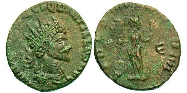 1 Antoninianus 羅馬帝國 青铜 昆提卢斯