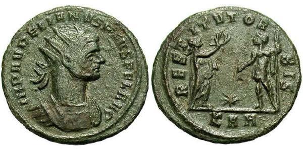 1 Antoninianus 羅馬帝國 青铜 奥勒良