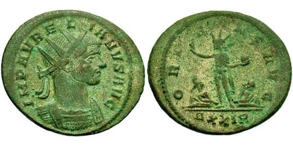1 Antoninianus 羅馬帝國 青铜 奥勒良