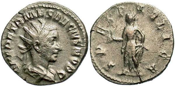 1 Antoninianus 羅馬帝國 青铜 Herennius Etruscus (227-251)