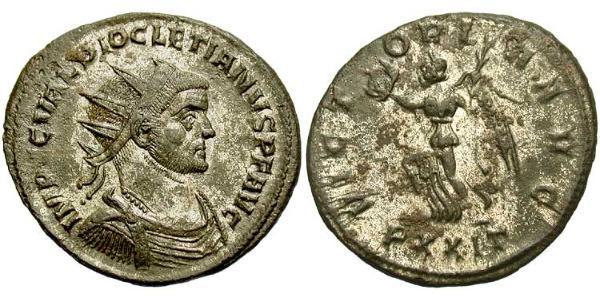 1 Antoninianus 羅馬帝國 青铜 Diocletian (244-311)