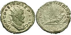1 Antoninien Empire des Gaules (260-274) Argent Postume (260-268)