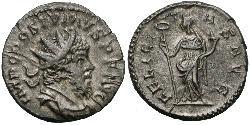 1 Antoninien Empire des Gaules (260-274) Argent Postume (260-268)