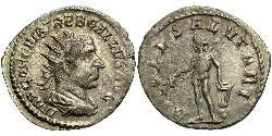 1 Antoninien Empire romain (27BC-395) Argent Trébonien Galle (206-253)