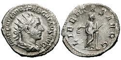 1 Antoninien Empire romain (27BC-395) Argent Trébonien Galle (206-253)