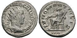 1 Antoninien Empire romain (27BC-395) Argent Trébonien Galle (206-253)