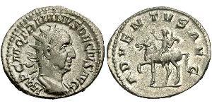 1 Antoninien Empire romain (27BC-395) Argent Trajan Dèce (201-251)