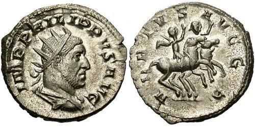 1 Antoninien Empire romain (27BC-395) Argent Philippe I (204-249)