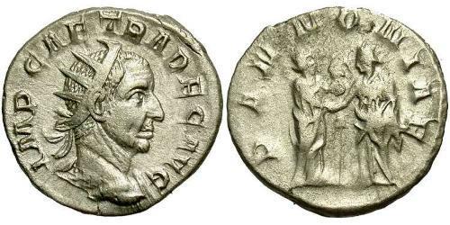 1 Antoninien Empire romain (27BC-395) Argent Trajan Dèce (201-251)