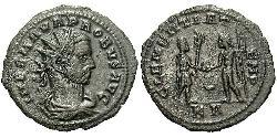 1 Antoninien Empire romain (27BC-395) Argent/Cuivre Probus (232-282)