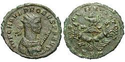 1 Antoninien Empire romain (27BC-395) Argent/Cuivre Probus (232-282)