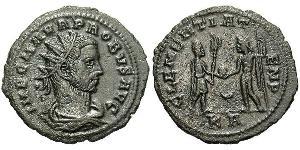 1 Antoninien Empire romain (27BC-395) Argent/Cuivre Probus (232-282)