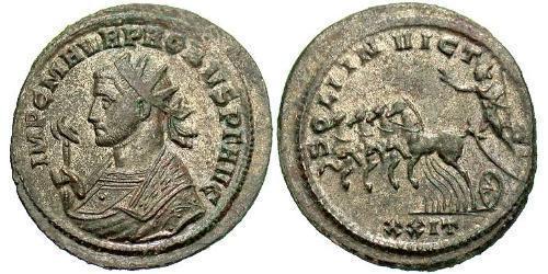 1 Antoninien Empire romain (27BC-395) Argent/Cuivre Probus (232-282)