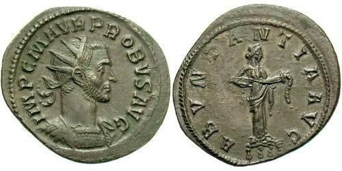 1 Antoninien Empire romain (27BC-395) Argent/Cuivre Probus (232-282)