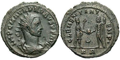 1 Antoninien Empire romain (27BC-395) Argent/Cuivre Probus (232-282)