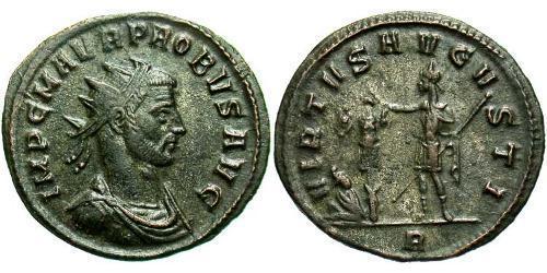 1 Antoninien Empire romain (27BC-395) Argent/Cuivre Probus (232-282)