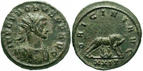 1 Antoninien Empire romain (27BC-395) Argent/Cuivre Probus (232-282)