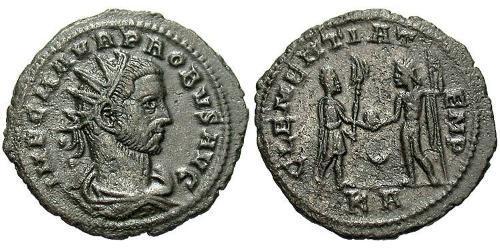 1 Antoninien Empire romain (27BC-395) Argent/Cuivre Probus (232-282)