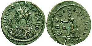 1 Antoninien Empire romain (27BC-395) Bronze Probus (232-282)