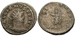 1 Antoninien Empire romain (27BC-395) Bronze Gallien (218-268)