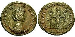 1 Antoninien Empire romain (27BC-395)  Ulpia Severina (?-?)