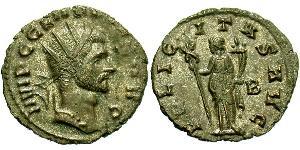 1 Antoninien Empire romain (27BC-395)  Claude II  (213-270)