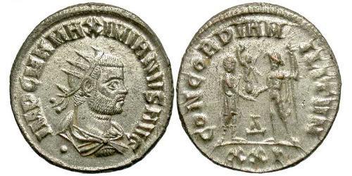 1 Antoninien Empire romain (27BC-395)  Maximien (250-310)