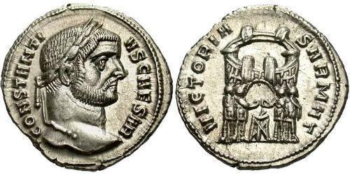 1 Argenteo Impero romano (27BC-395) Argento Costantino I (272 - 337)