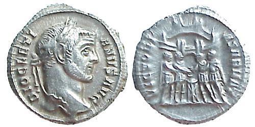 1 Argenteus Empire romain (27BC-395) Argent Dioclétien (244-311)