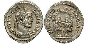 1 Argenteus Imperio romano (27BC-395) Plata Diocleciano (244-311)