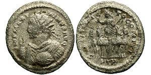 1 Argenteus Imperio romano (27BC-395) Plata Maximino II (270 - 313)