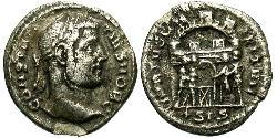 1 Argenteus Roman Empire (27BC-395) Silver Constantine I (272 - 337)