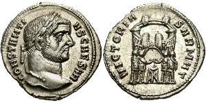 1 Argenteus Roman Empire (27BC-395) Silver Constantine I (272 - 337)