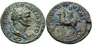 1 As Imperio romano (27BC-395) Bronce Domiciano (51-96)