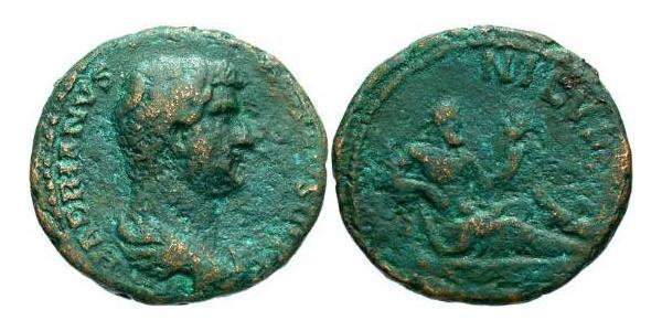 1 As Imperio romano (27BC-395) Bronce Adriano  (76 - 138) 