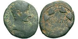 1 As Roman Empire (27BC-395) Bronze Augustus (63BC- 14) 