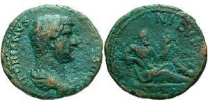 1 As Roman Empire (27BC-395) Bronze Hadrian  (76 - 138) 