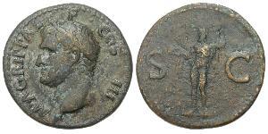 1 As Roman Empire (27BC-395) Copper Marcus Vipsanius Agrippa (63 BC-12BC)