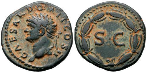 1 As Imperio romano (27BC-395) Orichalcum Domiciano (51-96)
