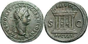1 As 羅馬帝國 青铜 Domitian  (51-96)