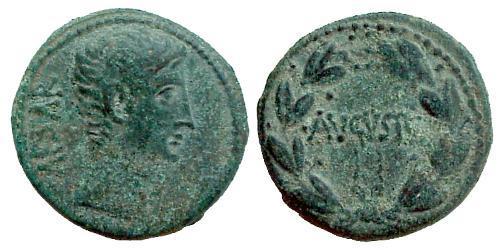 1 As 羅馬帝國 青铜 Augustus (63BC- 14) 