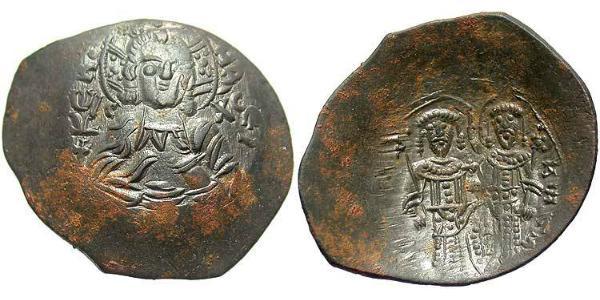 1 Aspron trachy 拜占庭帝国 Billon 阿历克塞三世  (1153 -1211)