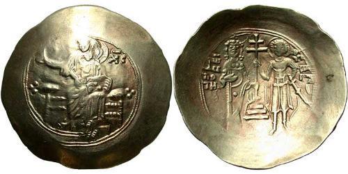 1 Aspron trachy 拜占庭帝国 Electrum  John II Comnenus (1087-1143)