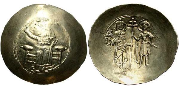 1 Aspron trachy 拜占庭帝国 Electrum  John II Comnenus (1087-1143)