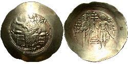 1 Aspron trachy Византийская империя (330-1453) Электрум Иоанн II Комнин (1087-1143)