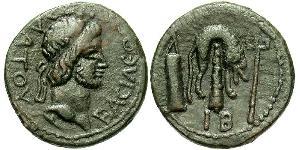 1 Assarion Bosporan Kingdom (480BC-530) Bronze Mithradates III (?-46)