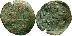 1 Assarion Byzantine Empire (330-1453) Bronze Andronicus II Palaiologos (1258-1332)