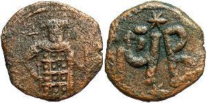 1 Assarion Byzantine Empire (330-1453) Bronze 