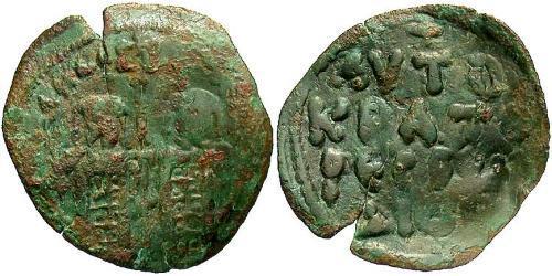 1 Assarion Byzantine Empire (330-1453) Bronze Andronicus II Palaiologos (1258-1332)